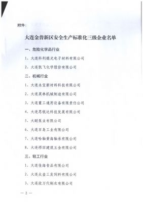 金普應急管理局安全生產標準化公告（2）